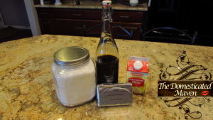 Ingredients for Cinnamon Roll Icing